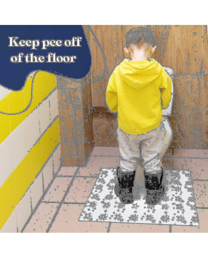 50 Pcs Jetable Toilette Commode Tapis Désodorisant Tapis De Toilette Imperméable Salle De Bain En U En Forme De [...]