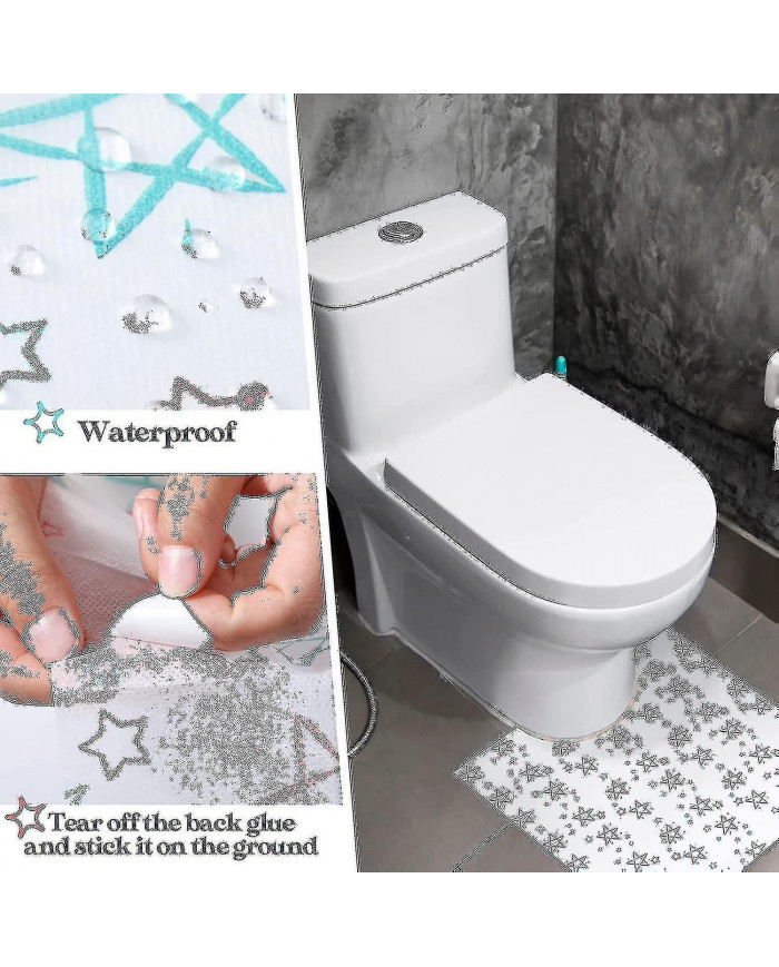 50 Pcs Jetable Toilette Commode Tapis Désodorisant Tapis De Toilette Imperméable Salle De Bain En U En Forme De [...]