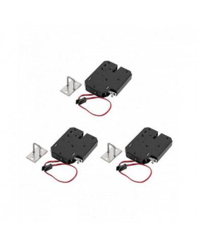 3X 12V 2A Serrure Magnétique Électrique 150KG / 330Lb Force de Maintien Commande de Porte Électromagnétique S-Yvan