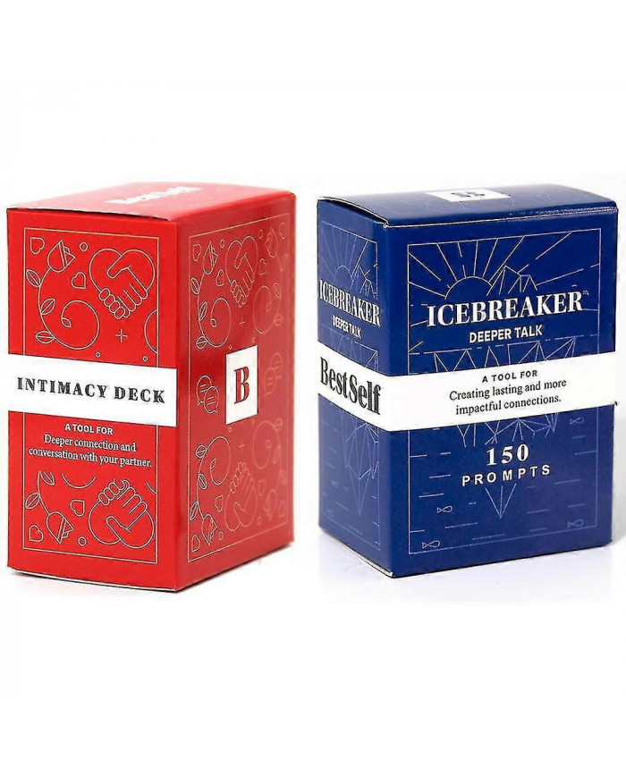 Icebreaker Deeper Talk Game Date Deck Intimité Conversation Starter Deck Outil puissant pour établir et renforcer [...]