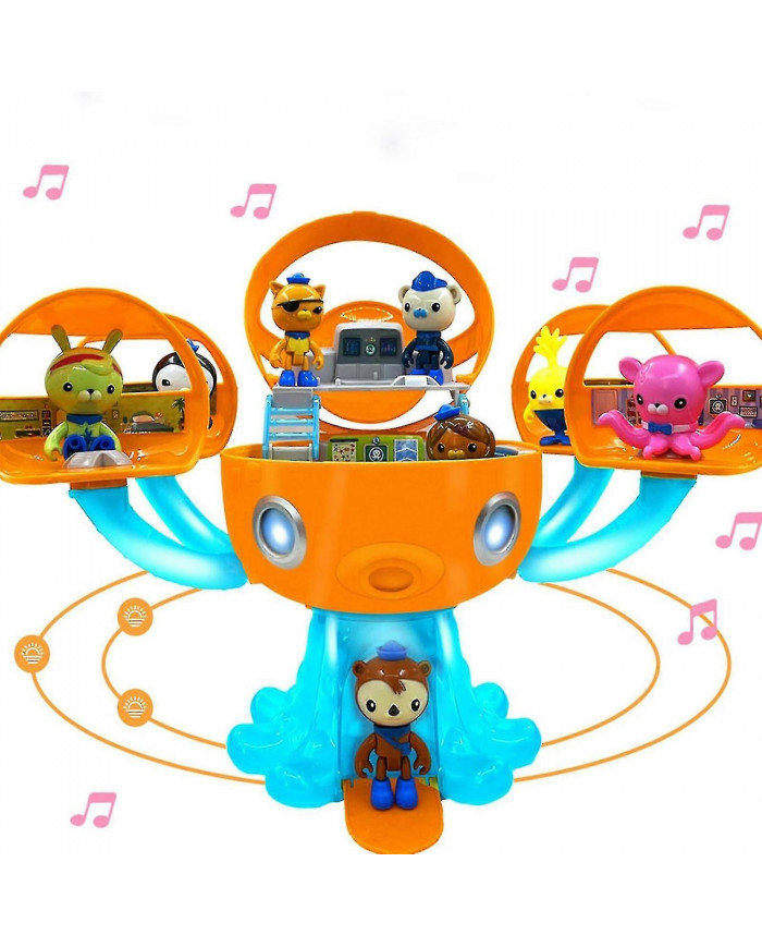 8 Pcs Octonauts Octopod Château Jouets Ensemble Action Figure Poupées Aventure Plsyset Barnacles Peso Kwazii Dashi [...]