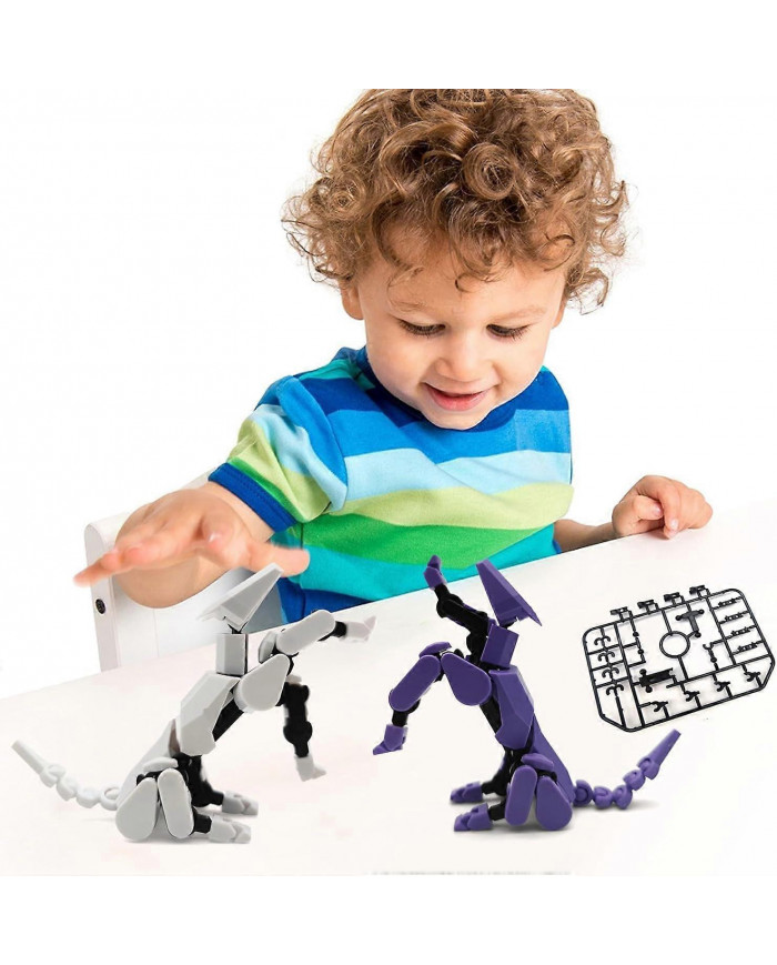 Figurine articulée T13, figurine articulée robot, figurine articulée T13 imprimée en 3D mobile multi-articulée, [...]