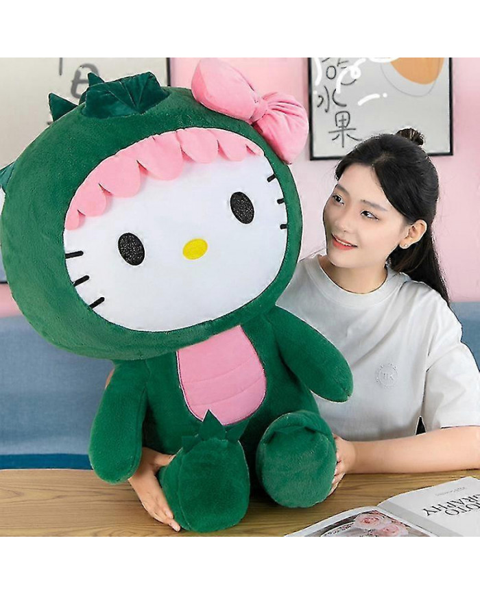 35/50/65cm Sanrio Kawaii Hello Kitty Dinosaur Peluche Toy Cartoon Doll Room Décoration Sleeping Throw Pillow [...]