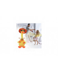 Dancing Singing Duck Peluche Jouet Interactif Enregistrement Éclairage Peluche Jouets Avec 120 Chansons