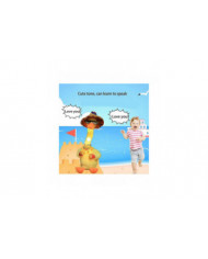 Dancing Singing Duck Peluche Jouet Interactif Enregistrement Éclairage Peluche Jouets Avec 120 Chansons