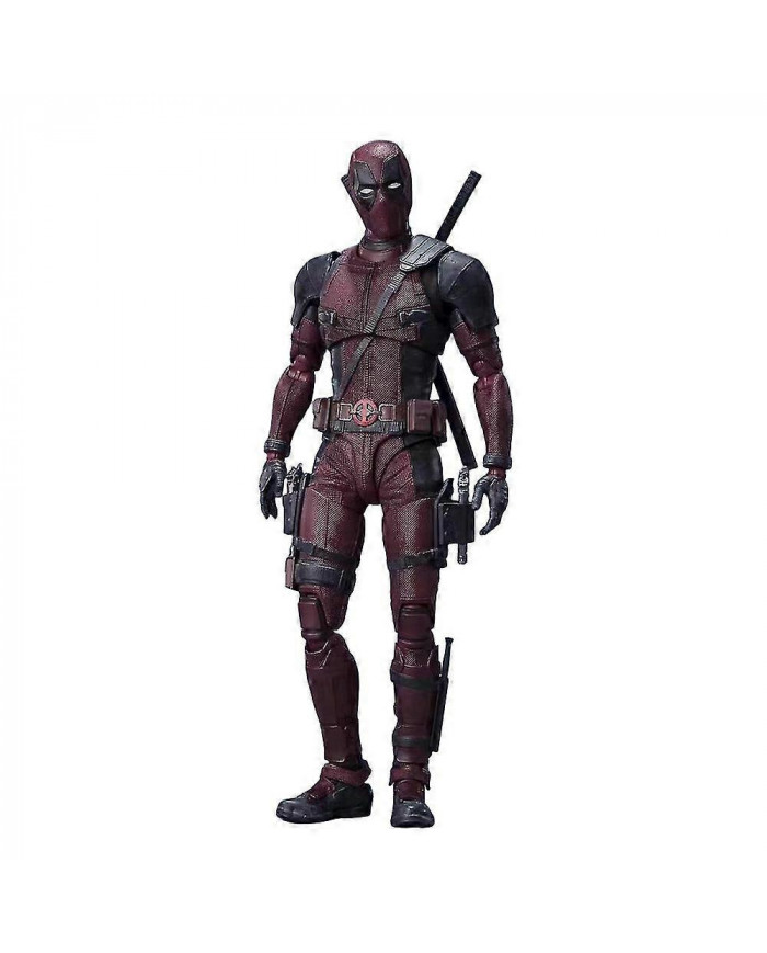 Jouet Home Decor Deadpool 2 Deadpool Marvel 6" SHF Action Figure Modèle Ornements de bureau Cadeaux