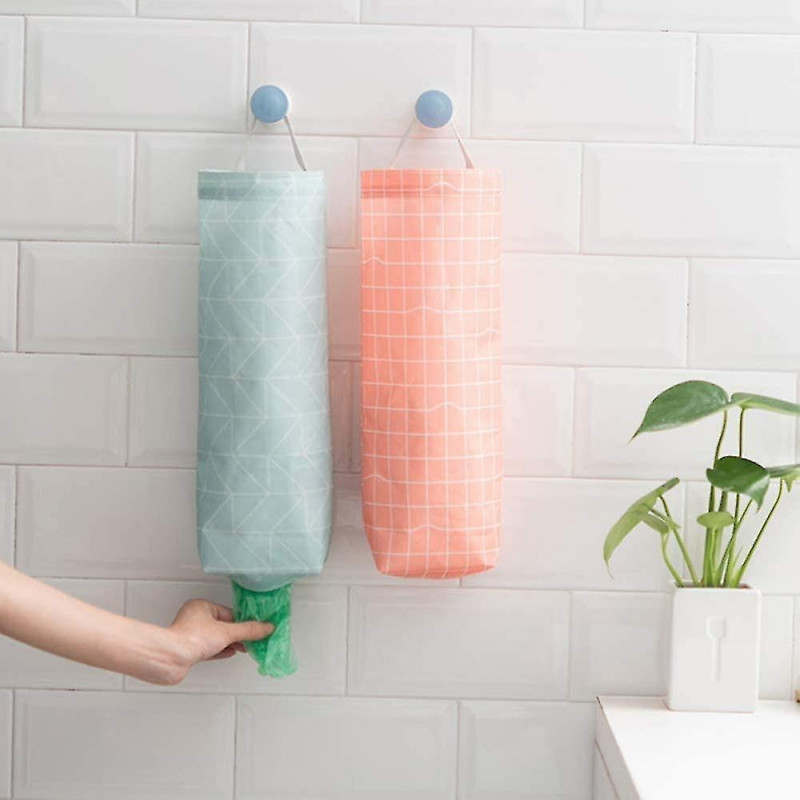 Waterproof Wall Mount Plastic Bag Holder Grocery Bag Dispenser