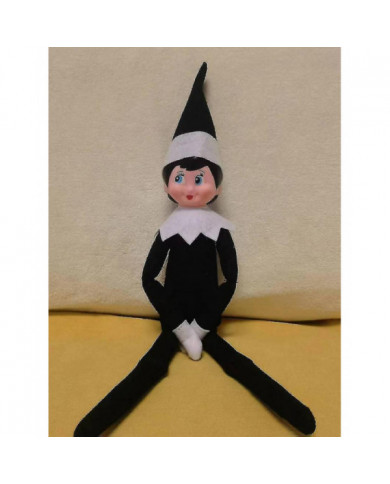 La poupée elfe décoration de Noël enfants cadeau Suprise peluche jouet vacances reideer elfes rose rouge Colours_ai