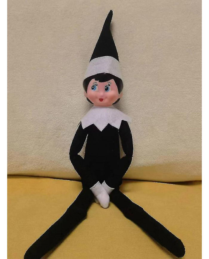 La poupée elfe décoration de Noël enfants cadeau Suprise peluche jouet vacances reideer elfes rose rouge Colours_ai