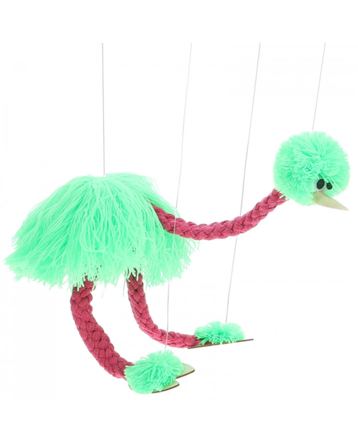 Flamingo Marionette Puppet Plush Animals Marionette Puppet Interactive Puppet