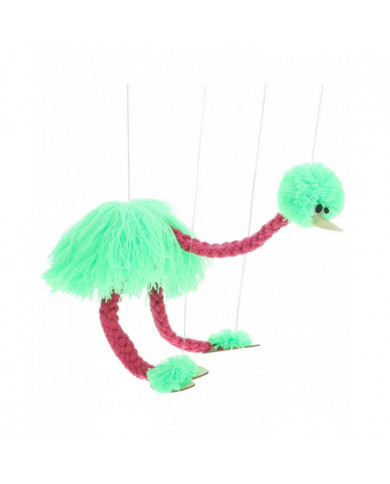 Flamingo Marionette Puppet Plush Animals Marionette Puppet Interactive Puppet