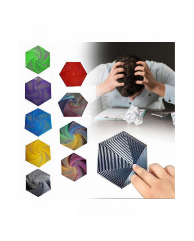 Fractales Fidgets Hexagones Spirales Jouet sensoriel Drôle imprimé en 3D Jouet de soulagement du stress pour [...]