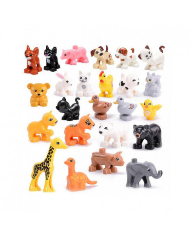 Blocs de construction de grande taille Cat Chien Cochon Lapin Modèle Accessoires Compatible Briques Animaux de [...]