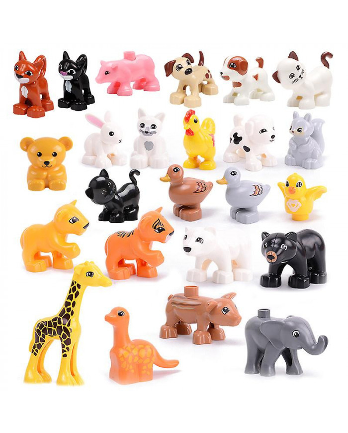 Blocs de construction de grande taille Cat Chien Cochon Lapin Modèle Accessoires Compatible Briques Animaux de [...]