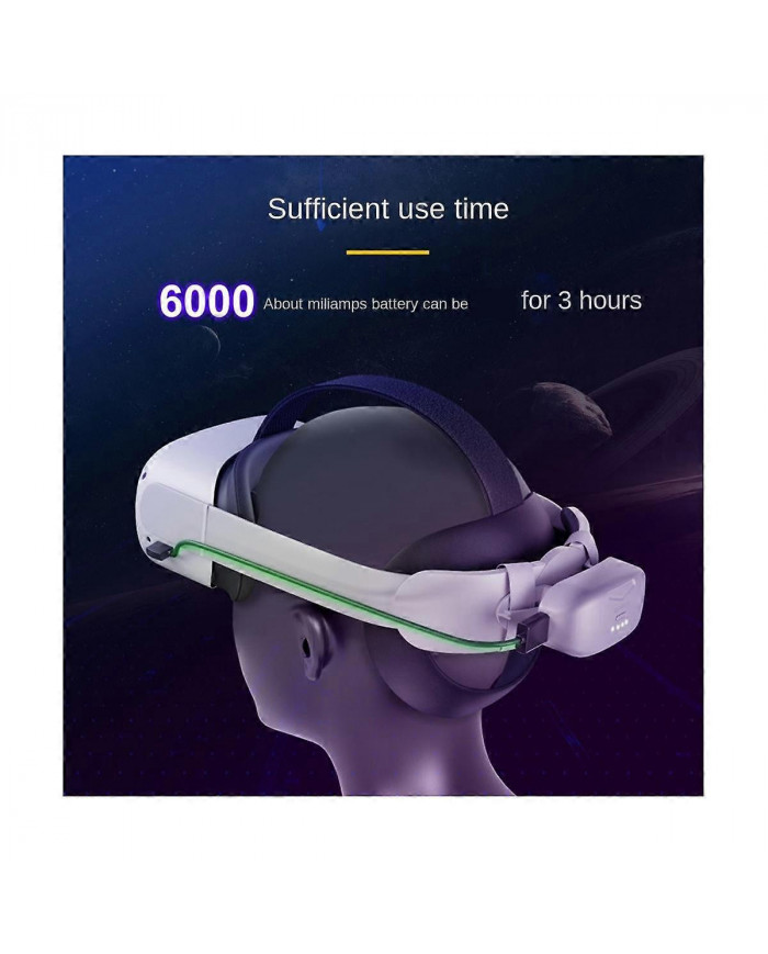 Banque de chargeur de sangle de tête de batterie pour Quest 2 Charge rapide de sangle d’élite réglable pour [...]