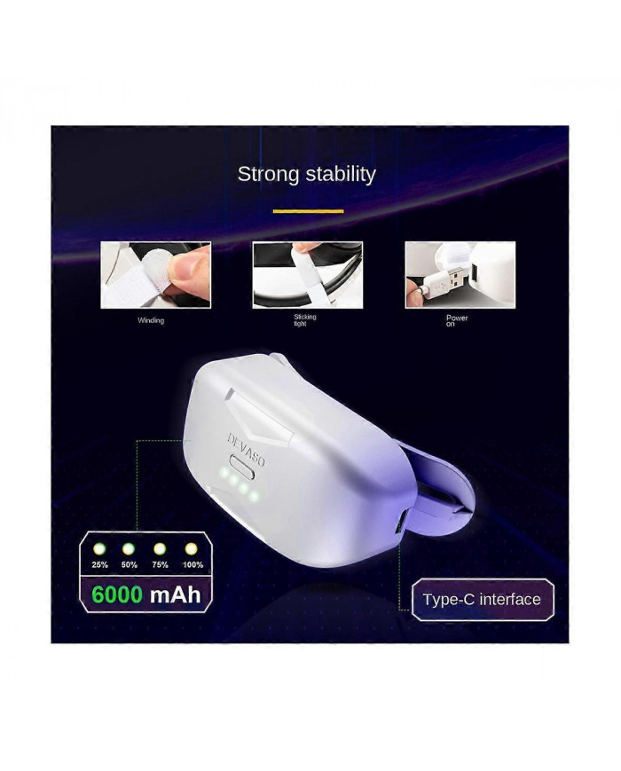 Banque de chargeur de sangle de tête de batterie pour Quest 2 Charge rapide de sangle d’élite réglable pour [...]