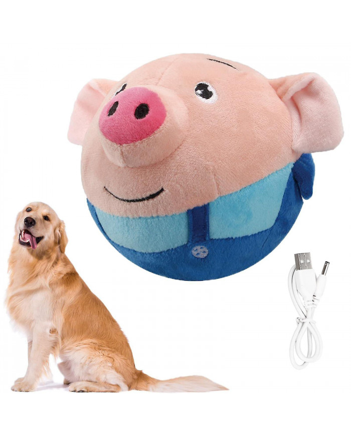 Jouet en peluche mobile actif pour animaux de compagnie, jouets électroniques interactifs pour chiens [...]