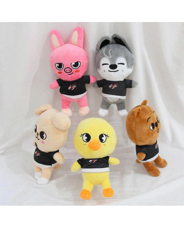 8 PCS Skzoo Peluches Stray Kids Peluche Jouets Set 8 pouces Mignon Peluche Animaux Jouet Stray Kids Idées pour les [...]