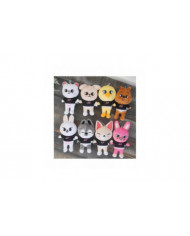 8 PCS Skzoo Peluches Stray Kids Peluche Jouets Set 8 pouces Mignon Peluche Animaux Jouet Stray Kids Idées pour les [...]