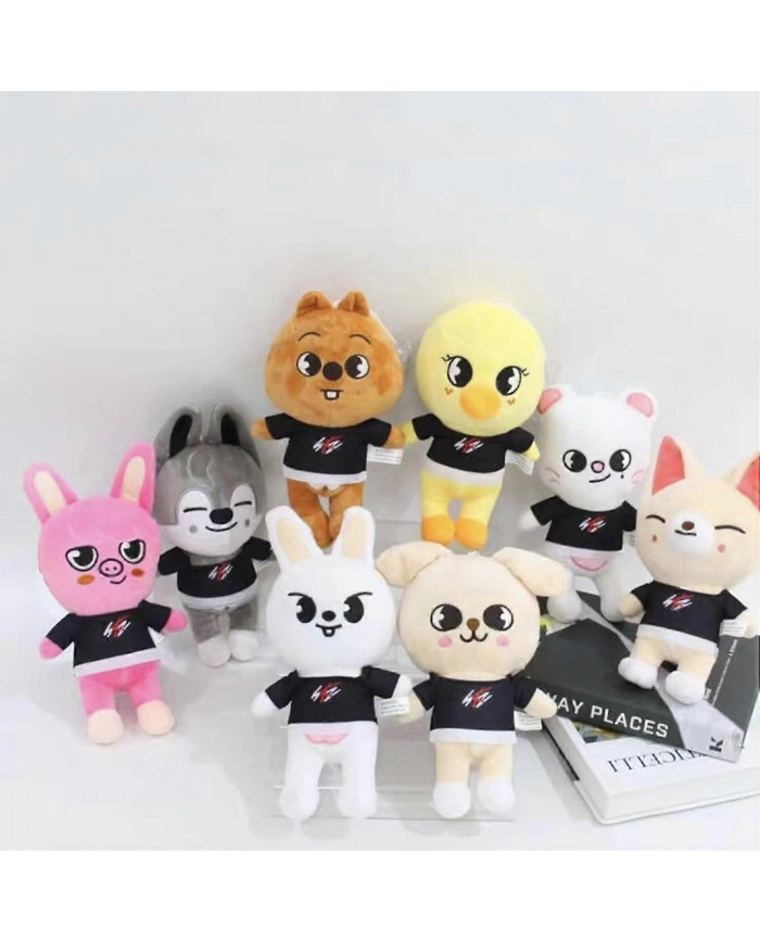8 PCS Skzoo Peluches Stray Kids Peluche Jouets Set 8 pouces Mignon Peluche Animaux Jouet Stray Kids Idées pour les [...]