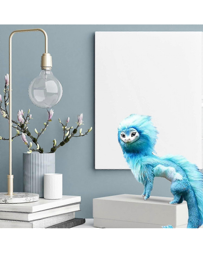 Dragon Doll The Last Dragon Peluche Toy, Raya Dragon Cuddly Toy 50cm Option multicolore