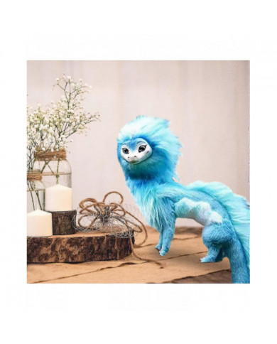 Dragon Doll The Last Dragon Peluche Toy, Raya Dragon Cuddly Toy 50cm Option multicolore