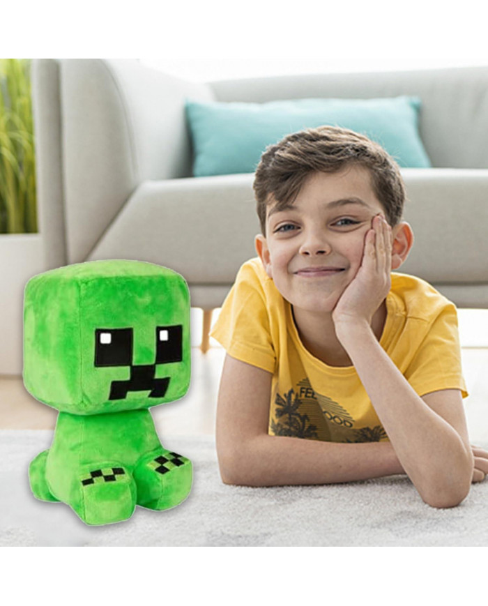 Crafter Creeper Plush Animal Doll, Soft Hug Pillow Toys, Green, for Video Game Fans
