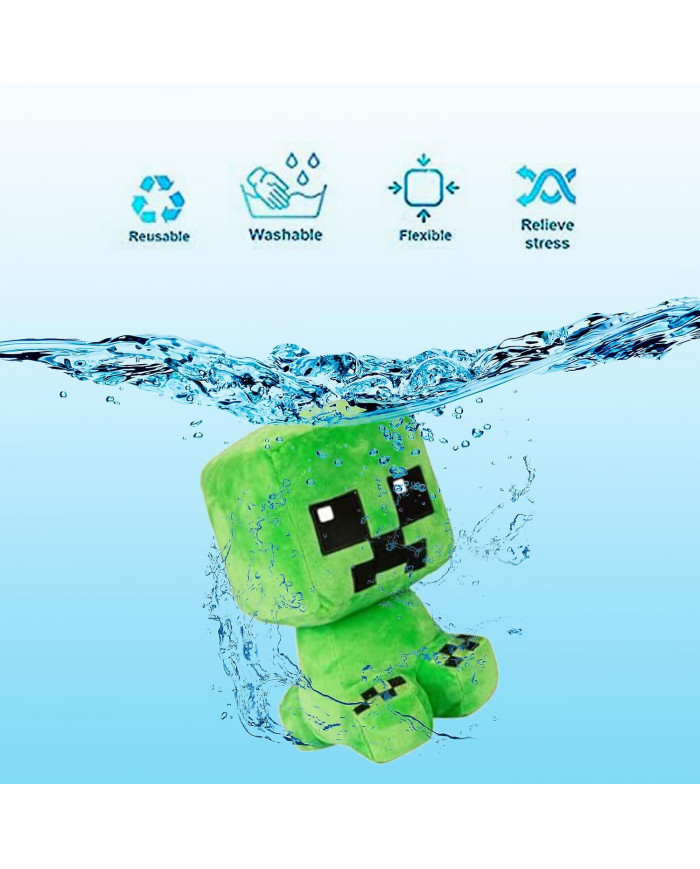 Crafter Creeper Plush Animal Doll, Soft Hug Pillow Toys, Green, for Video Game Fans