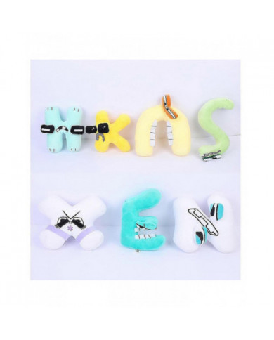 Alphabet Lore peluche jouet, animaux en peluche préscolaires et jouets, poupées en peluche pour enfants et adultes A