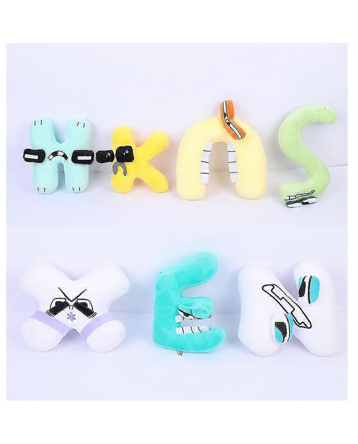 Alphabet Lore peluche jouet, animaux en peluche préscolaires et jouets, poupées en peluche pour enfants et adultes A