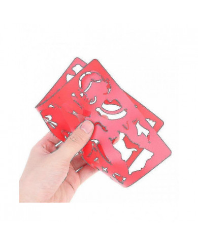 20pcs Kids Diy Drawing Stencils Hollow Board Set Kids Plastic Painting Template