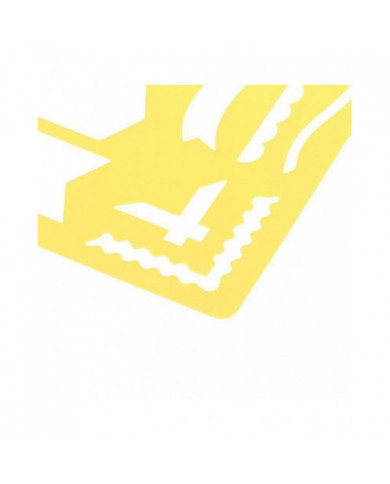 20pcs Kids Diy Drawing Stencils Hollow Board Set Kids Plastic Painting Template