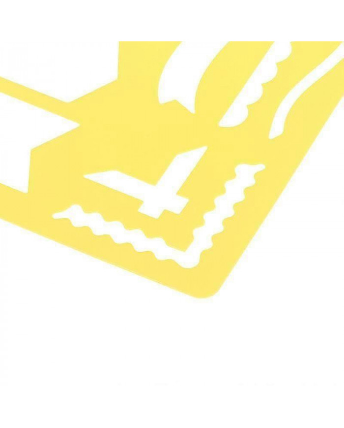 20pcs Kids Diy Drawing Stencils Hollow Board Set Kids Plastic Painting Template