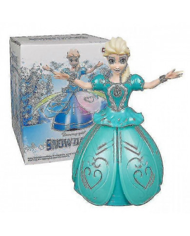 Frozen Princess Electric Dancing Toy Elsa Anna Poupée avec ailes Poupée mobile Projection Rotative Light Music [...]