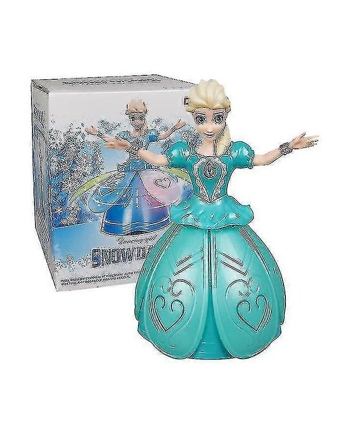 Frozen Princess Electric Dancing Toy Elsa Anna Poupée avec ailes Poupée mobile Projection Rotative Light Music [...]