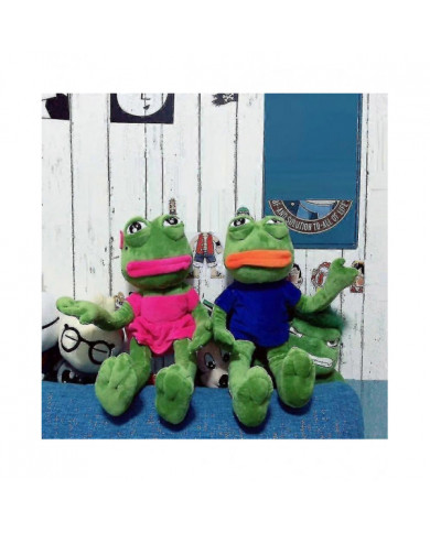 45cm Triste Grenouille Peluche Jouet Doux Oreiller Rembourré Expression Magique Pepe La Triste Grenouille Animal [...]