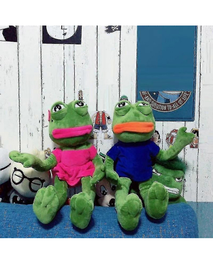 45cm Triste Grenouille Peluche Jouet Doux Oreiller Rembourré Expression Magique Pepe La Triste Grenouille Animal [...]