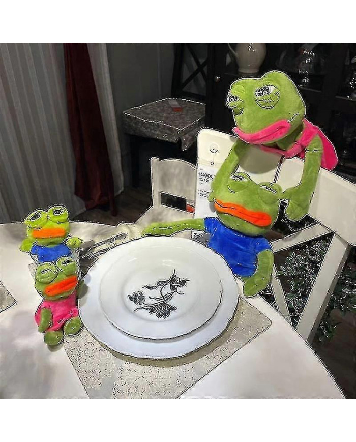 45cm Triste Grenouille Peluche Jouet Doux Oreiller Rembourré Expression Magique Pepe La Triste Grenouille Animal [...]