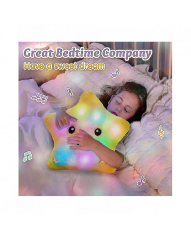 Led Musical Twinkle Star Light Up Lullaby Glow Stuffed Animal Toys Soothe Kids Emotions Birthday Christmas [...]