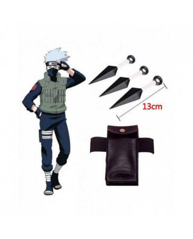 Noël Halloween Kakashi Cosplay Accessoires Naruto Gants Kunai Masque Ninja Sac Uchiha Mitaines Anime Action Figure [...]