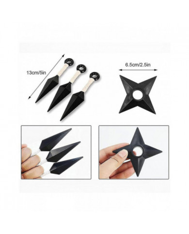 Noël Halloween Kakashi Cosplay Accessoires Naruto Gants Kunai Masque Ninja Sac Uchiha Mitaines Anime Action Figure [...]