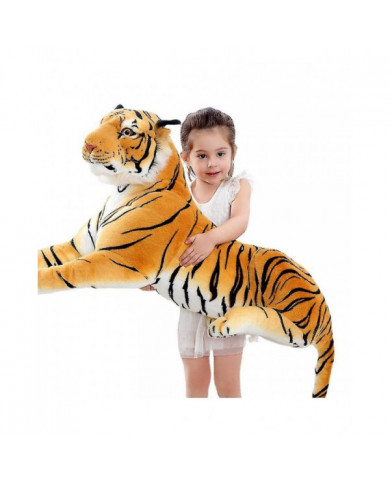 Jouet en peluche réaliste pour animaux en peluche de tigre pour enfants
