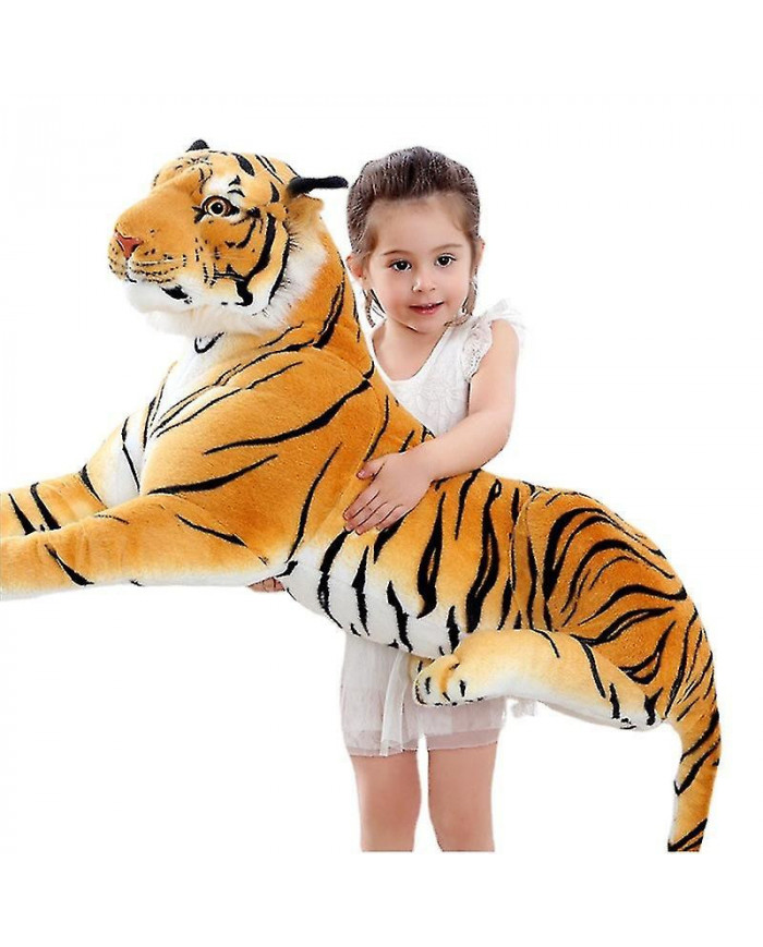 Jouet en peluche réaliste pour animaux en peluche de tigre pour enfants