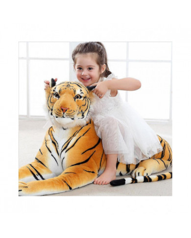 Jouet en peluche réaliste pour animaux en peluche de tigre pour enfants