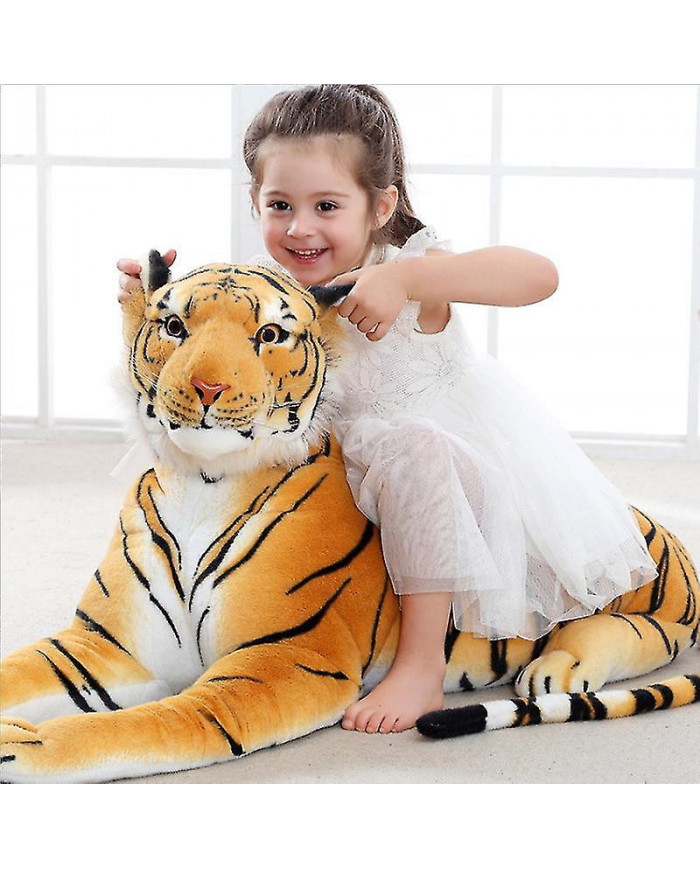 Jouet en peluche réaliste pour animaux en peluche de tigre pour enfants