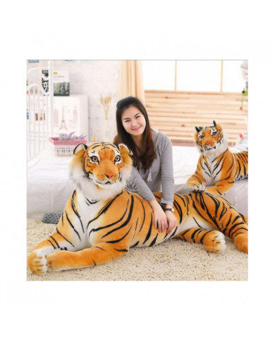 Jouet en peluche réaliste pour animaux en peluche de tigre pour enfants