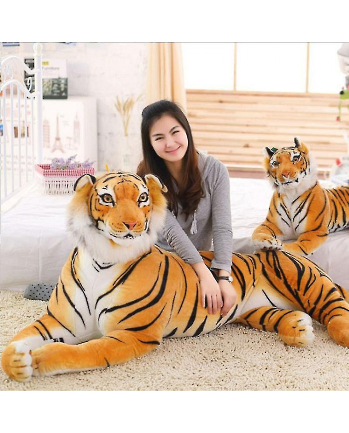 Jouet en peluche réaliste pour animaux en peluche de tigre pour enfants