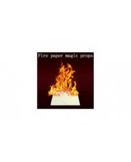 5pcs 20 * 25cm Fire Paper Flash Flame Paper Fire Paper Magic Props Effect Shock