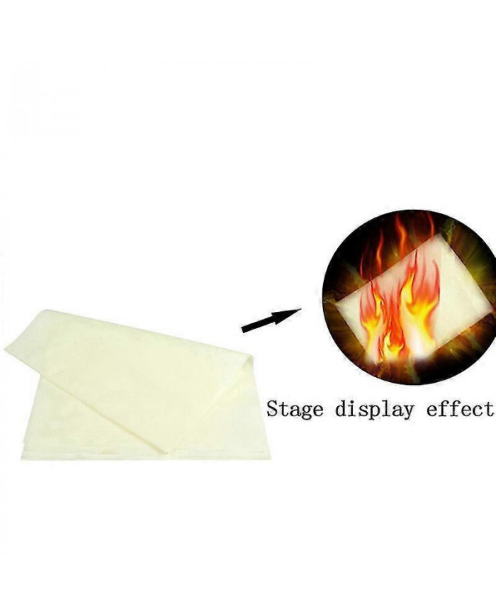 5pcs 20 * 25cm Fire Paper Flash Flame Paper Fire Paper Magic Props Effect Shock