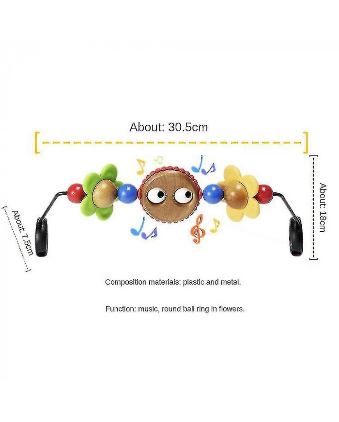 Chaise de bascule de chéri assortissant le jouet de musique d’aide de sommeil